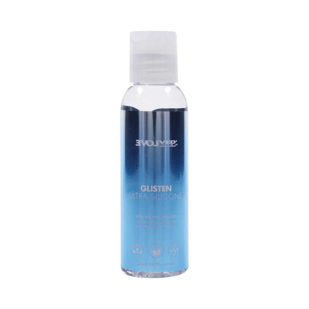Evolved Glisten Ultra Silicone Lubricant 2 oz. - Xweetdreamx Brown SootyAdultsBrown SootyXweetdreamx