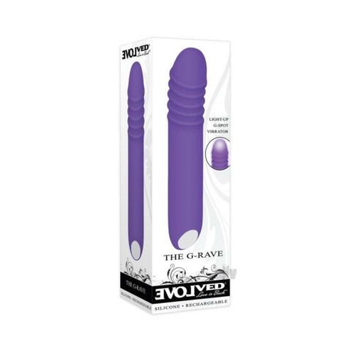 Evolved The G-rave Light-up Vibrator Purple - Xweetdreamx Brown SootyAdultsBrown SootyXweetdreamx