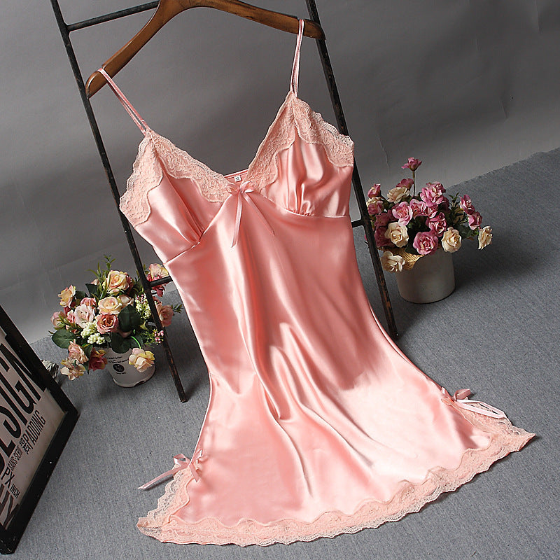 Lencería Camisón de seda Vestido de dormir Ropa de noche