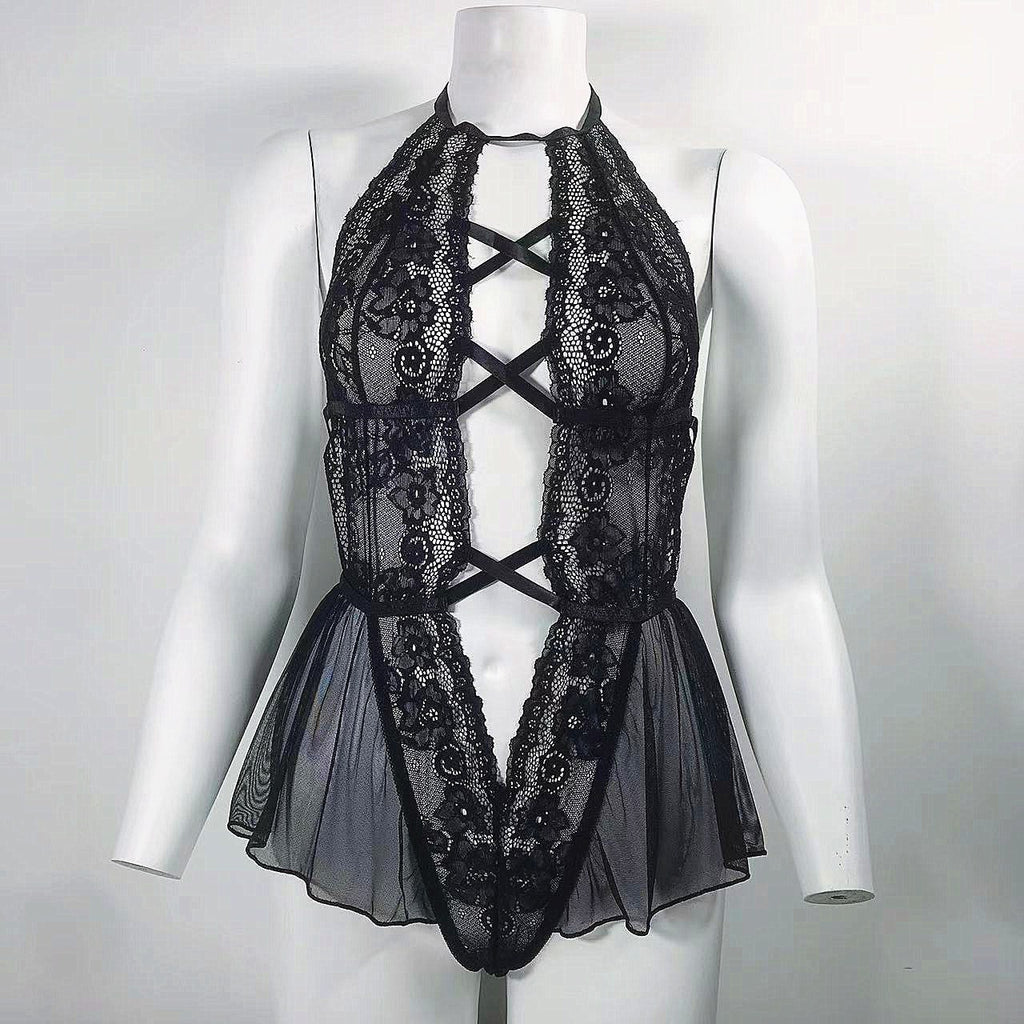 Unapologetically Sexy Sheer Lace Bodysuit