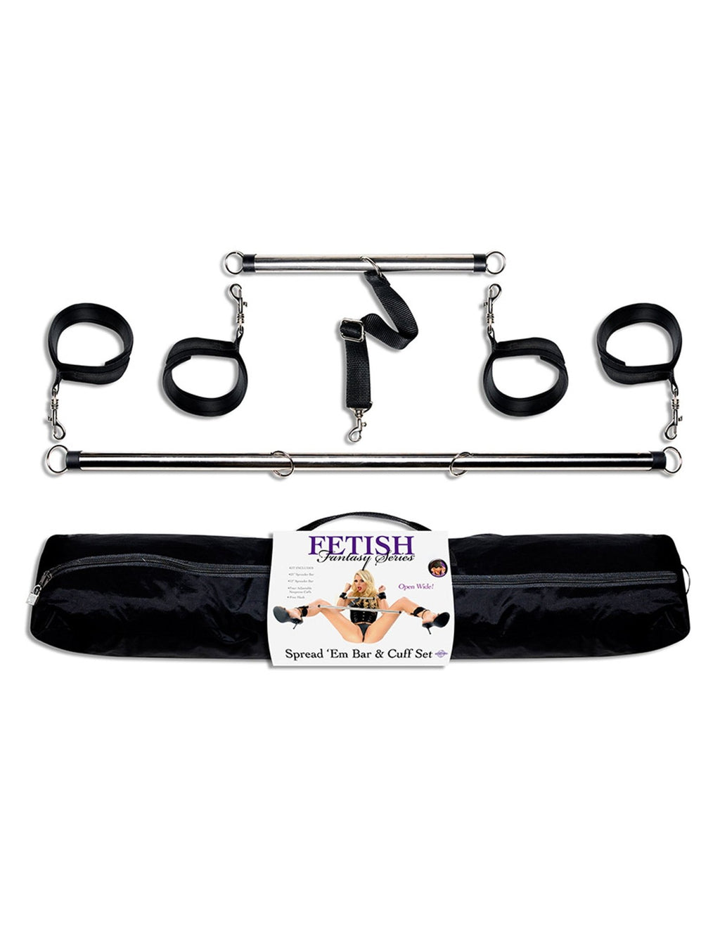 Fetish Fantasy Series - Spread 'Em Bar and Cuffs Set - Xweetdreamx Viridian LetoAccessoriesViridian LetoXweetdreamx