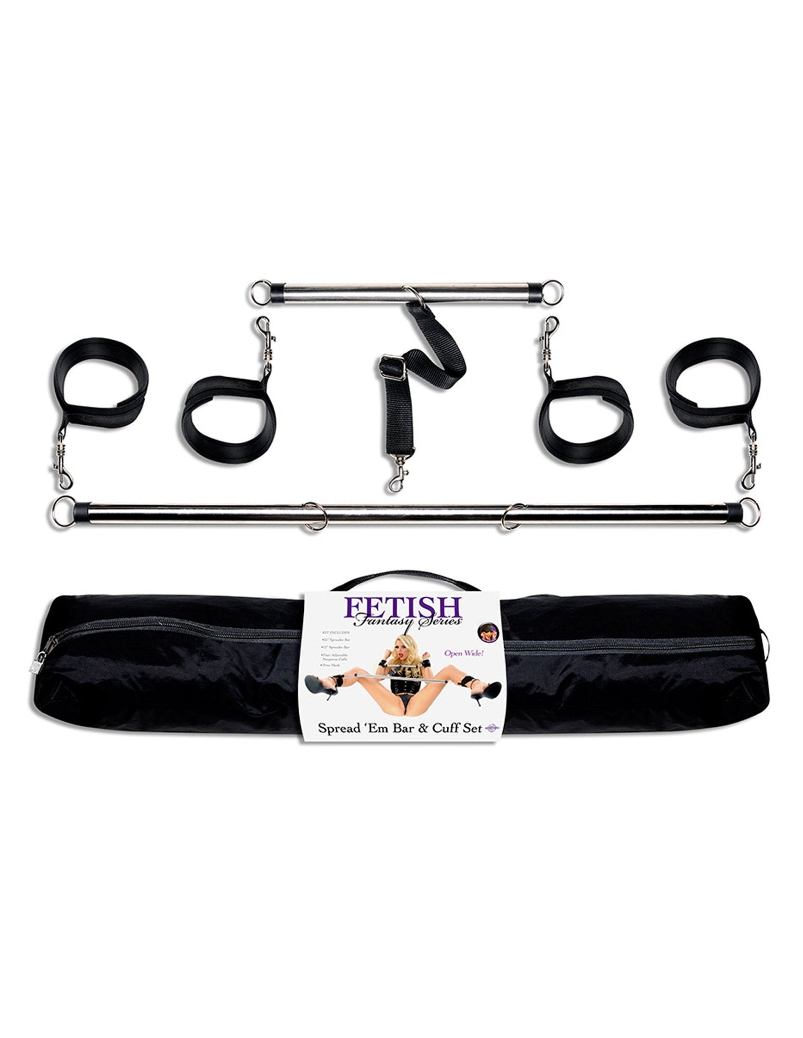 Fetish Fantasy Series - Spread 'Em Bar and Cuffs Set - Xweetdreamx Viridian LetoAccessoriesViridian LetoXweetdreamx
