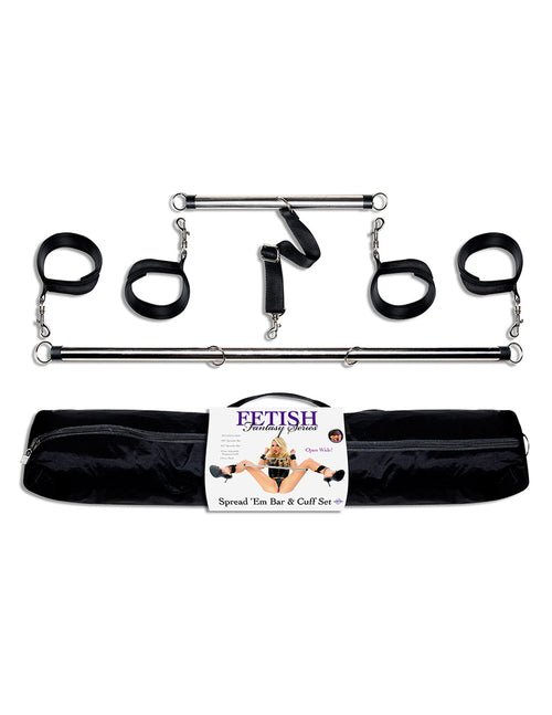 Fetish Fantasy Series - Spread 'Em Bar and Cuffs Set - Xweetdreamx Viridian LetoAccessoriesViridian LetoXweetdreamx