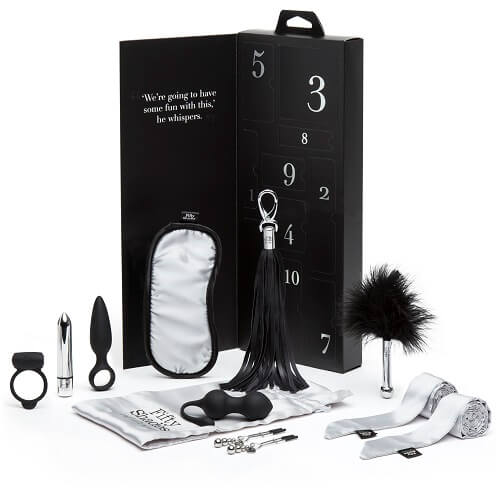 Fifty Shades of Grey Pleasure Overload 10 Days of Play Couple's Kit - Xweetdreamx Maroon CassandraGiftsMaroon CassandraXweetdreamx