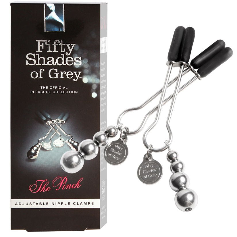 Fifty Shades of Grey The Pinch Adjustable Nipple Clamps - Xweetdreamx Brown SootyAdultsBrown SootyXweetdreamx