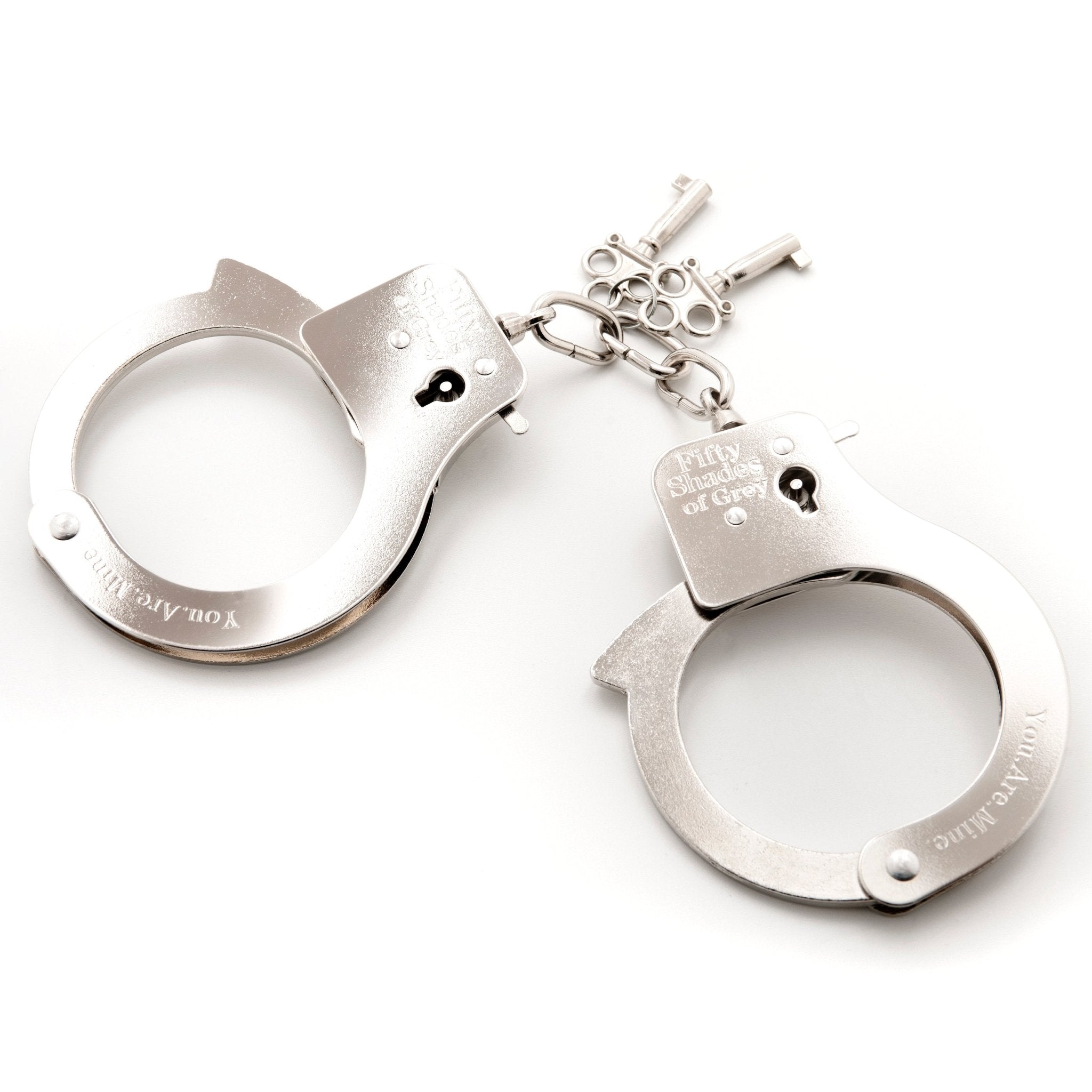 Fifty Shades of Grey You Are Mine Metal Handcuffs - Xweetdreamx Viridian LetoAccessoriesViridian LetoXweetdreamx