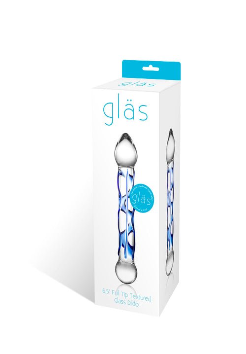 Full Tip Textured 6.5 Glass Dildo - Xweetdreamx Viridian LetoAccessoriesViridian LetoXweetdreamx