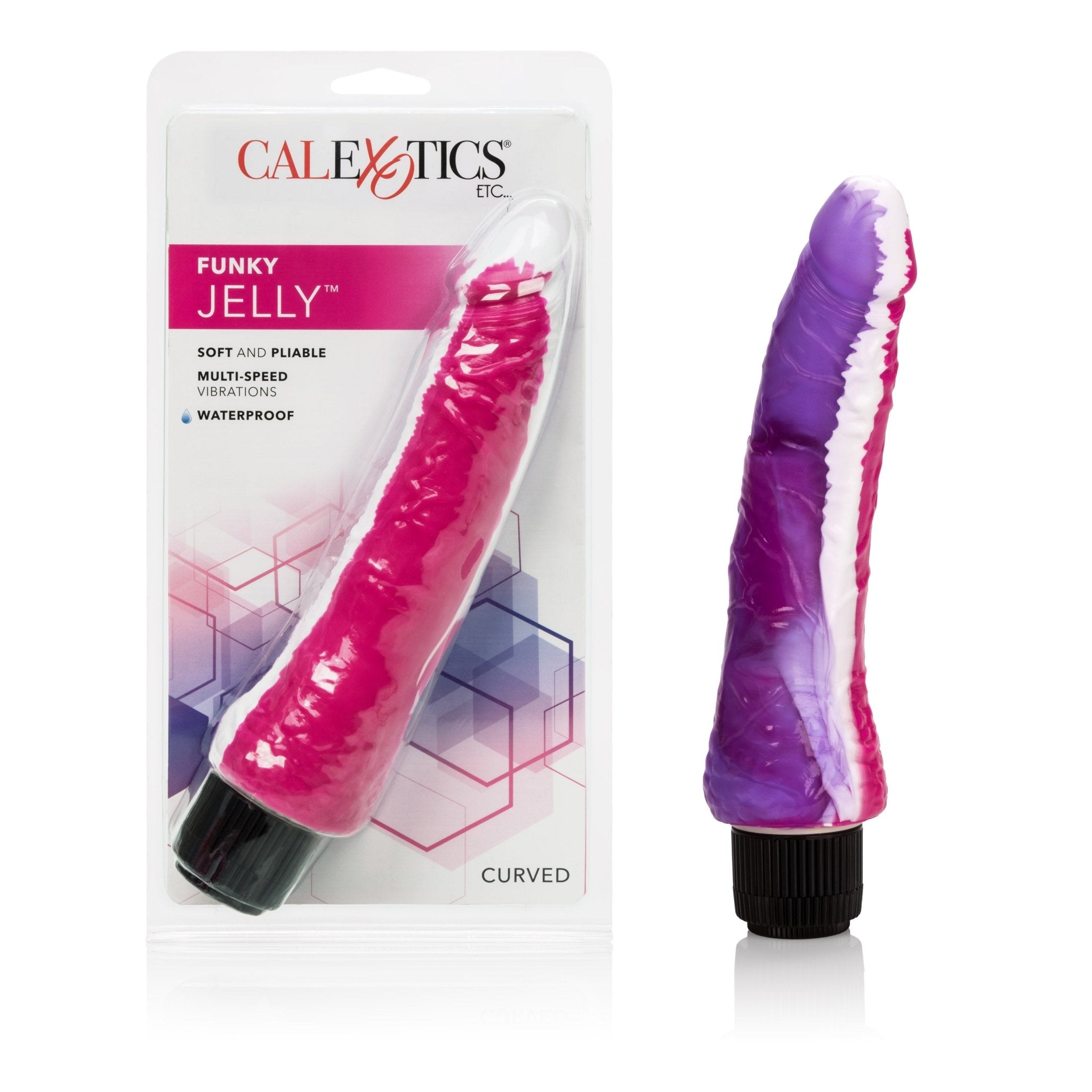 Funky Jelly Vibe 7.5 Inches - Pink/purple - Xweetdreamx Viridian LetoAccessoriesViridian LetoXweetdreamx