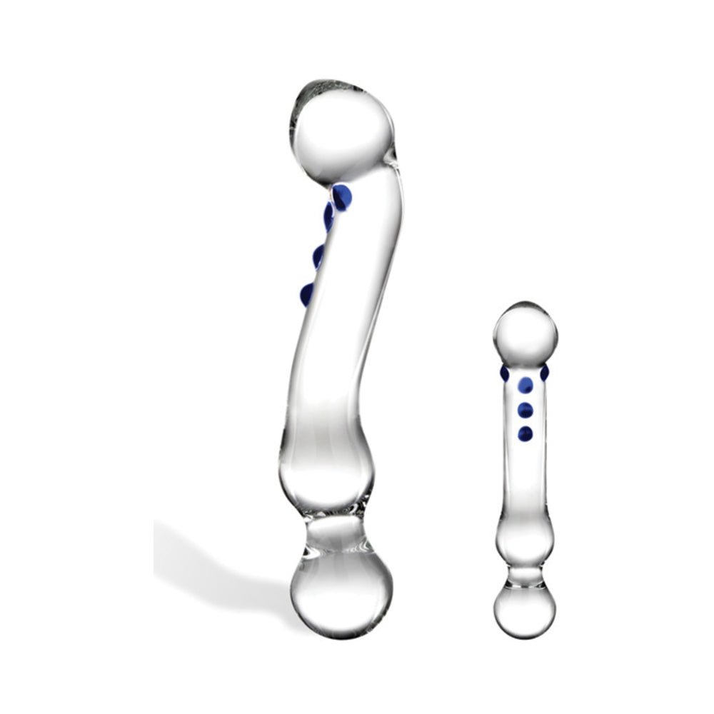 Glas 6in Curved G-Spot Glas Dildo - Xweetdreamx Brown SootyAdultsBrown SootyXweetdreamx