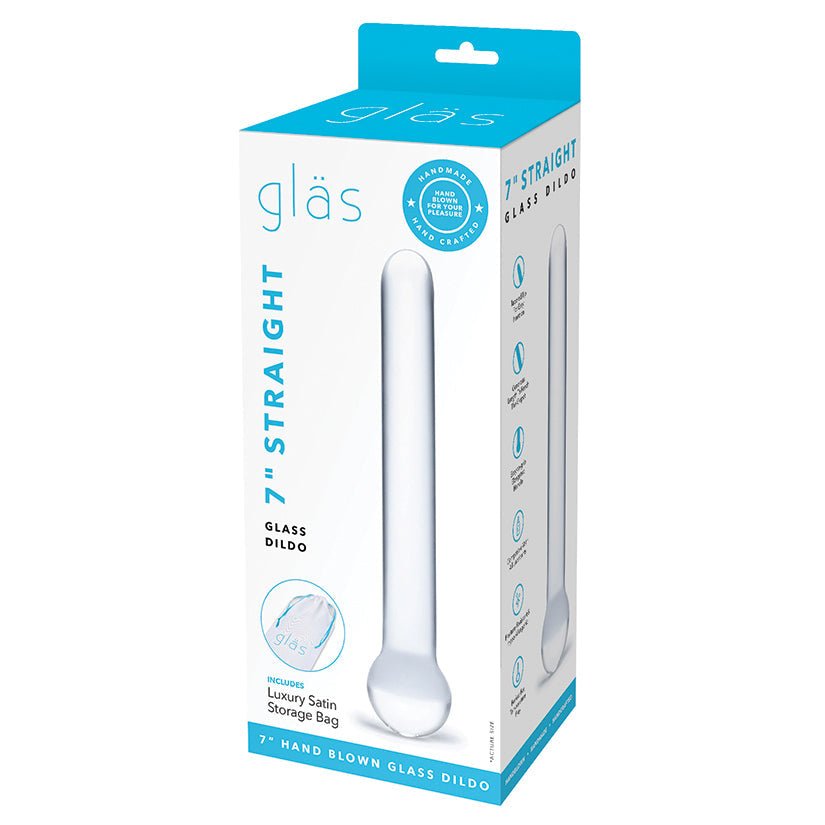 Glas 7" Straight Glass Dildo - Xweetdreamx Brown SootyAdultsBrown SootyXweetdreamx