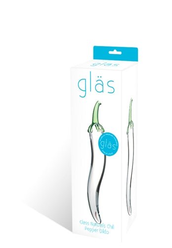 Glass Naturals Chili Pepper Dildo - Xweetdreamx Viridian LetoAccessoriesViridian LetoXweetdreamx