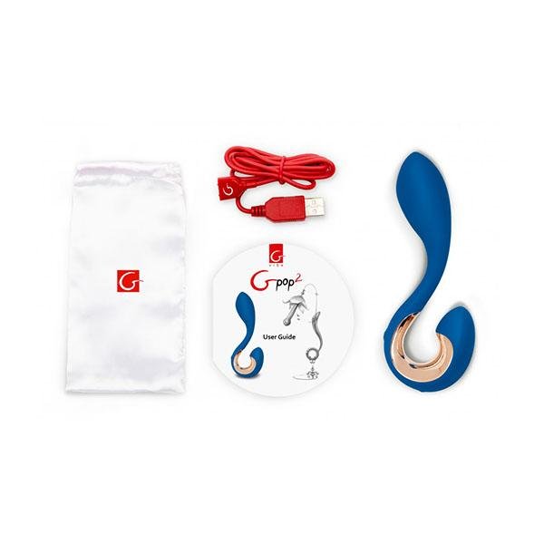 Gpop2 Indigo Blue Unisex Vibrator - Xweetdreamx Amethyst HeraHome & GardenAmethyst HeraXweetdreamx