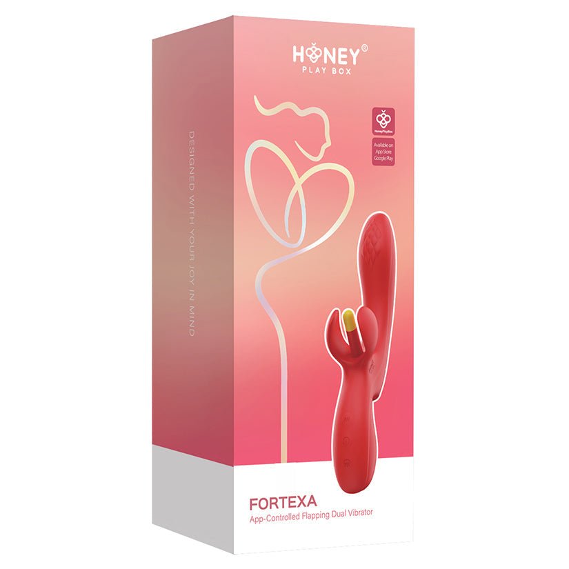 Honey Play Box Fortexa Kinky Finger Flapping Vibrator-Red - Xweetdreamx Brown SootyAdultsBrown SootyXweetdreamx