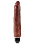 King Cock 10" Vibrating Stiffy Brown - Xweetdreamx Viridian LetoAccessoriesViridian LetoXweetdreamx