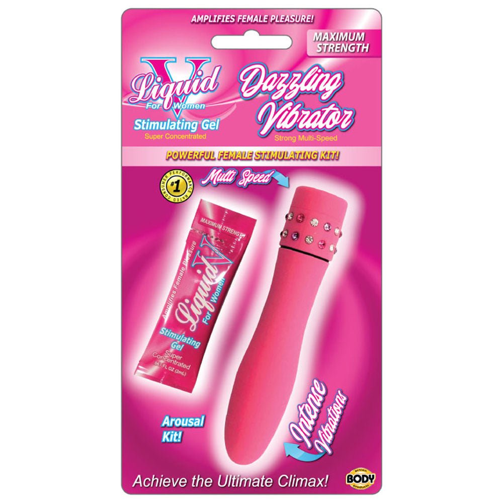 Liquid v Dazzling Vibrator Kit - Xweetdreamx Viridian LetoAccessoriesViridian LetoXweetdreamx