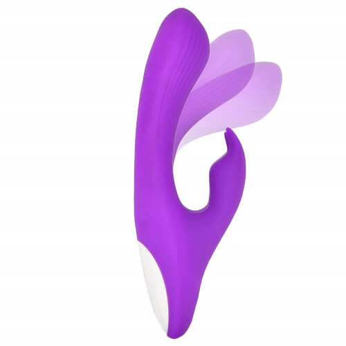 Loving Joy FLEX Silicone Bendable Rabbit Vibrator - Xweetdreamx Maroon CassandraGiftsMaroon CassandraXweetdreamx
