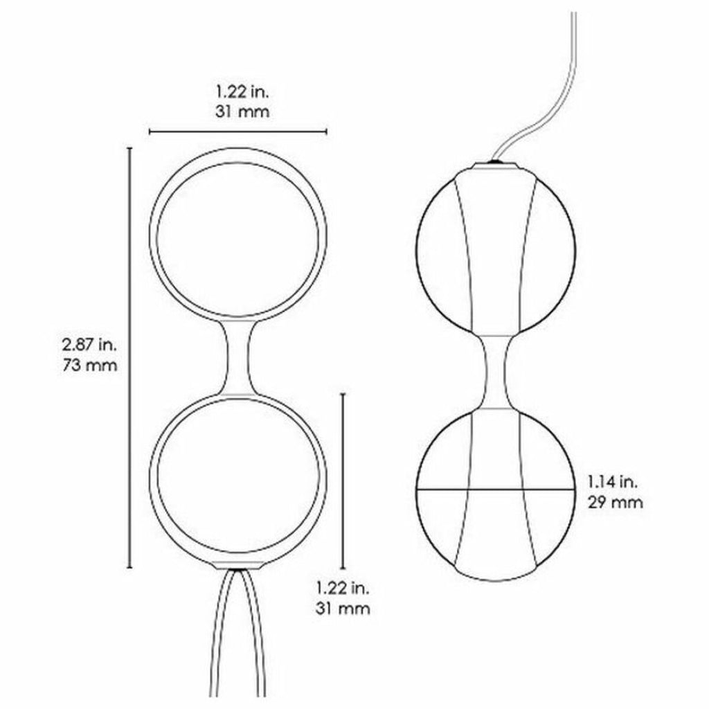 Luna Beads Noir Lelo 7694 7694 Silicone/ABS - Xweetdreamx BigbuyAdultsBigbuyXweetdreamx