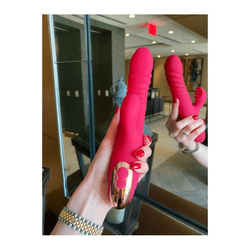Luna Heated Thrusting Dildo, Sex Toy & Massager For Women - Xweetdreamx Puce PoplarAdultsPuce PoplarXweetdreamx