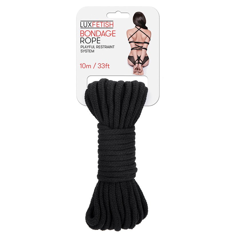 Lux Fetish Bondage Rope 10M Black - Xweetdreamx Brown SootyAdultsBrown SootyXweetdreamx