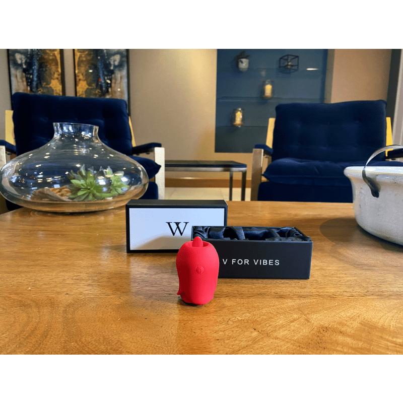 Mania- The Enchanting Sex Rose Tongue Vibrator - Xweetdreamx Puce PoplarAdultsPuce PoplarXweetdreamx