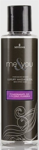 Me and You Massage Oil - Pomegranate Fig Coconut Plumeria - 4.2 Oz. - Xweetdreamx Viridian LetoAccessoriesViridian LetoXweetdreamx