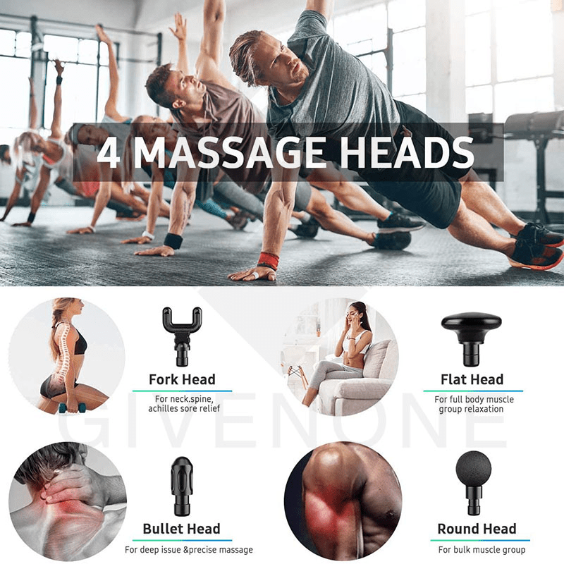 Mini Muscle Massage Gun Body Tissue Massager Fascia Gun - Xweetdreamx Teal SimbaHealthcareTeal SimbaXweetdreamx
