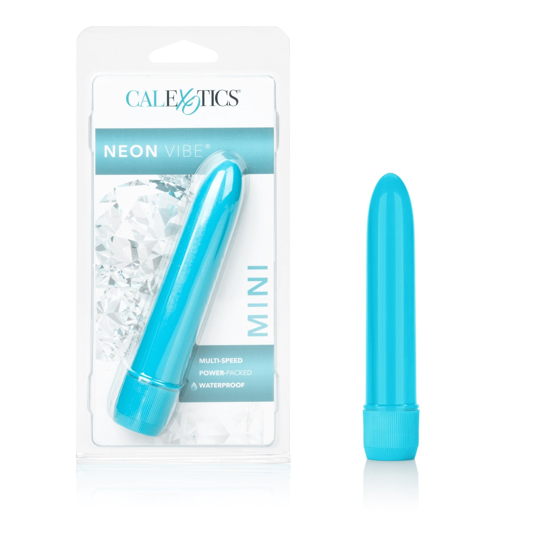 Mini Neon Multi-Speed Vibe 4.5 Inches - Blue - Xweetdreamx Viridian LetoAccessoriesViridian LetoXweetdreamx