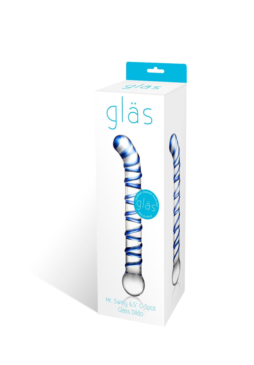 Mr. Swirly 6.5 Inch G-Spot Glass Dildo - Xweetdreamx Viridian LetoAccessoriesViridian LetoXweetdreamx