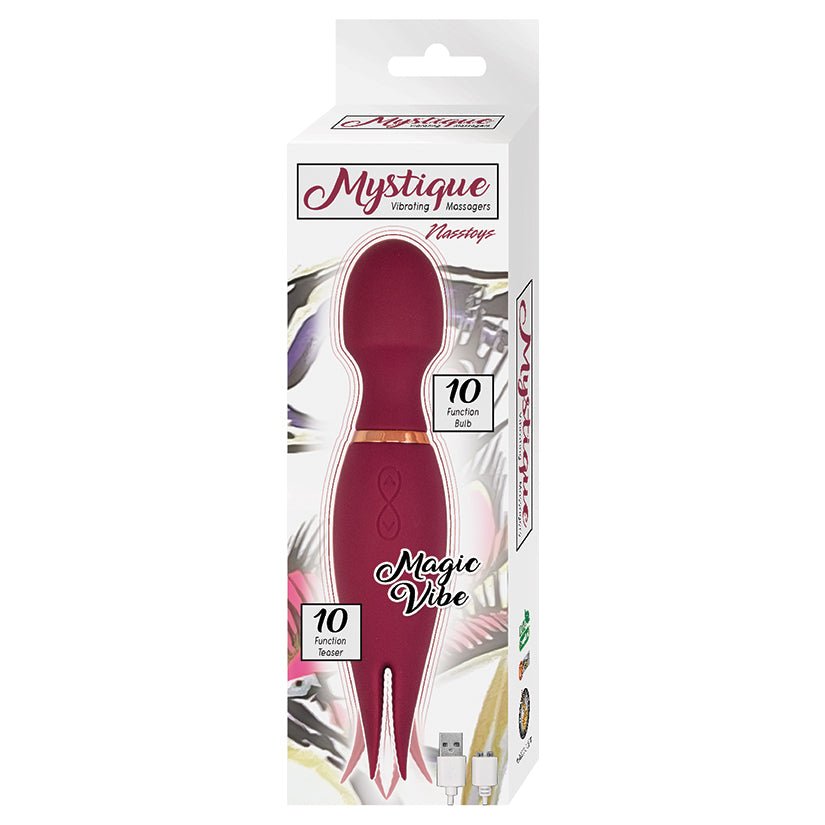 Mystique Vibrating Massagers Magic Wand-Eggplant - Xweetdreamx Brown SootyAdultsBrown SootyXweetdreamx