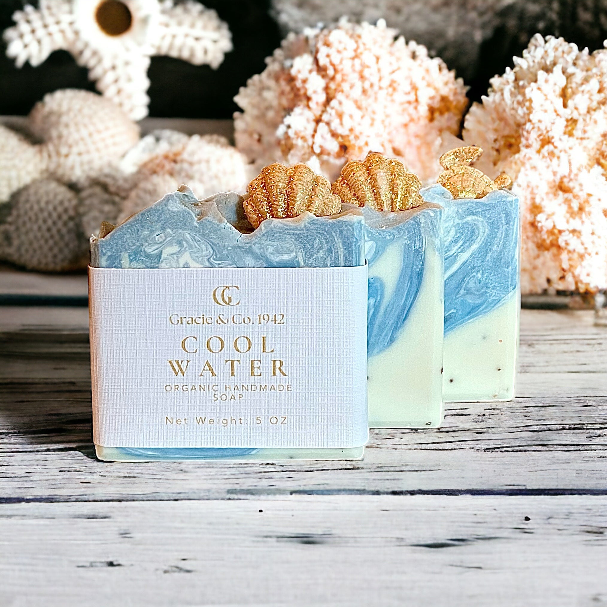 Sea Salt Agave Shea Butter Soap - Coastal Spa Luxury Bar