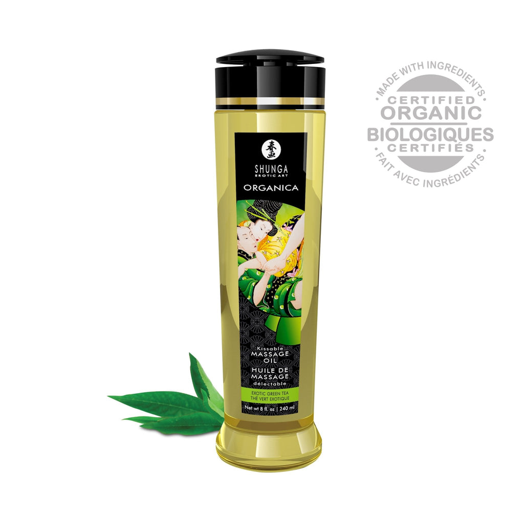 Organica Massage Oils - Green Tea - 8 Fl. Oz. - Xweetdreamx Viridian LetoAccessoriesViridian LetoXweetdreamx