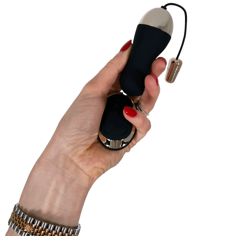 Proserpina - Black Bullet Egg Vibrator & Ben Wa Balls With a Remote - Xweetdreamx Puce PoplarAdultsPuce PoplarXweetdreamx