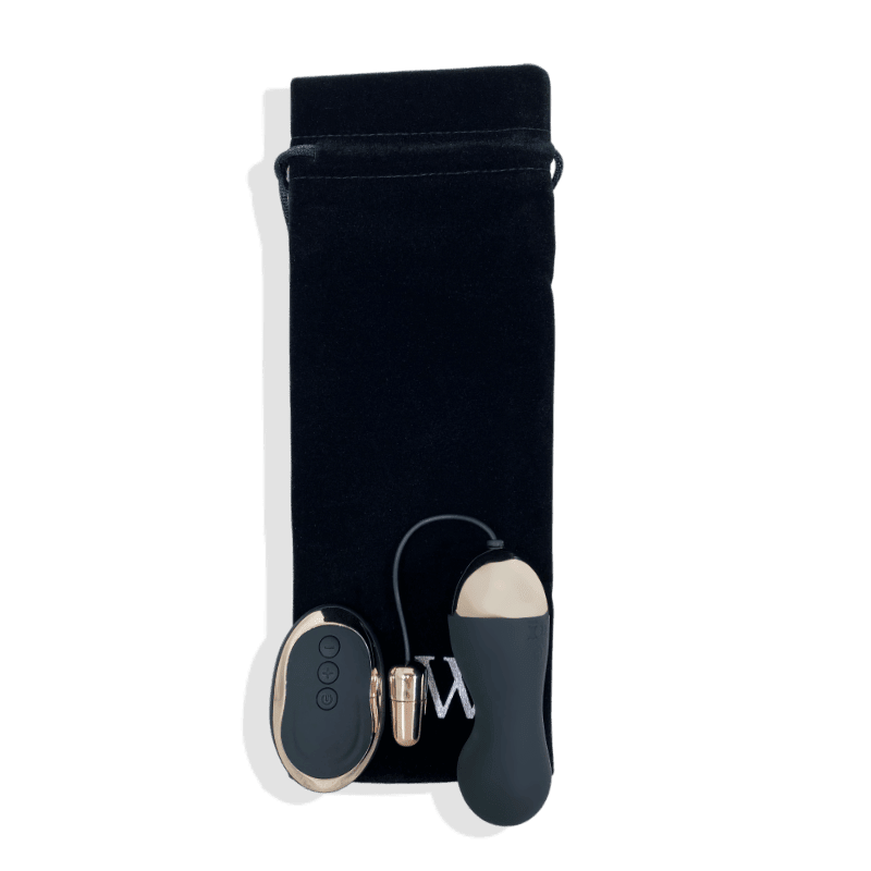 Proserpina - Black Bullet Egg Vibrator & Ben Wa Balls With a Remote - Xweetdreamx Puce PoplarAdultsPuce PoplarXweetdreamx