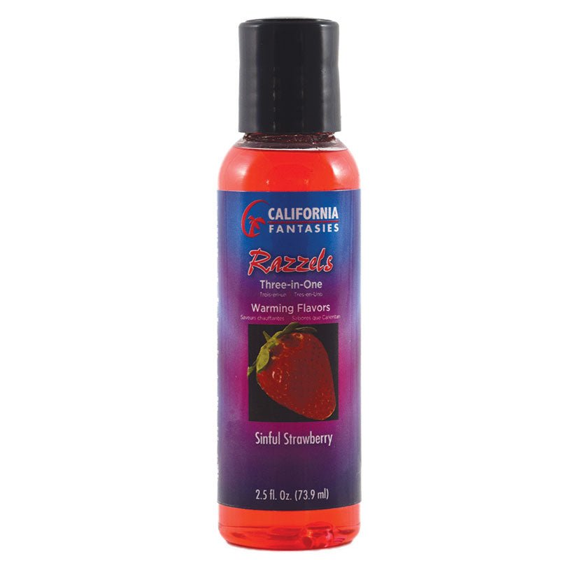 Razzels Warming Lube-Sinful Strawberry 2.5oz - Xweetdreamx Brown SootyAdultsBrown SootyXweetdreamx