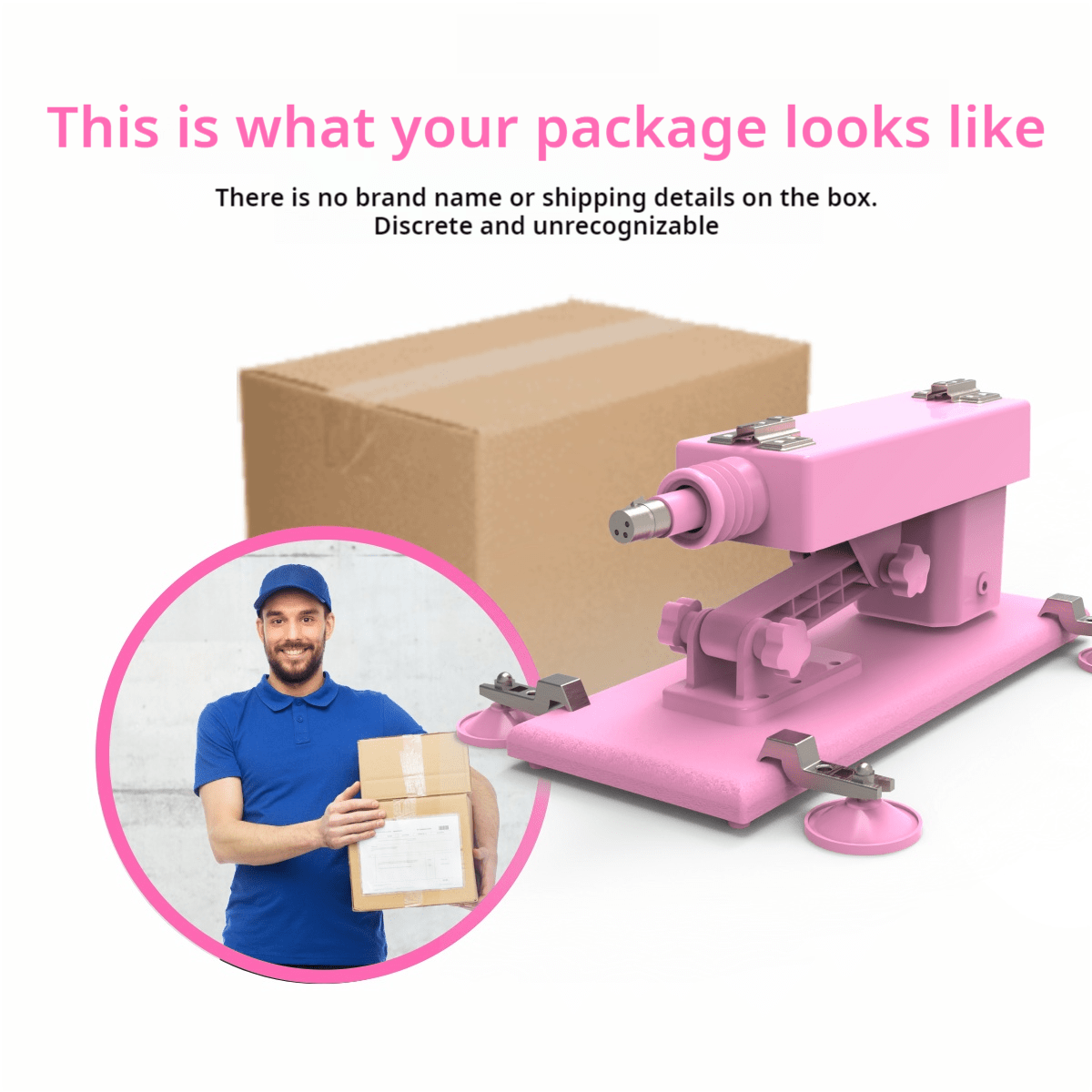 Reid Love Machine with 8 varied attachments - Xweetdreamx Blush HeraAdultsBlush HeraXweetdreamx
