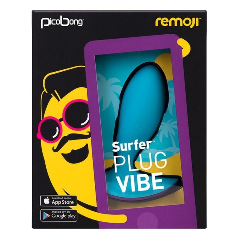 Remoji Surfer Plug Vibe Blue Lelo 3675 Blue (8,5 cm) - Xweetdreamx BigbuyAdultsBigbuyXweetdreamx