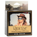 Ride 'Em Premium Denim Collection Eye Mask - Xweetdreamx Brown SootyAdultsBrown SootyXweetdreamx