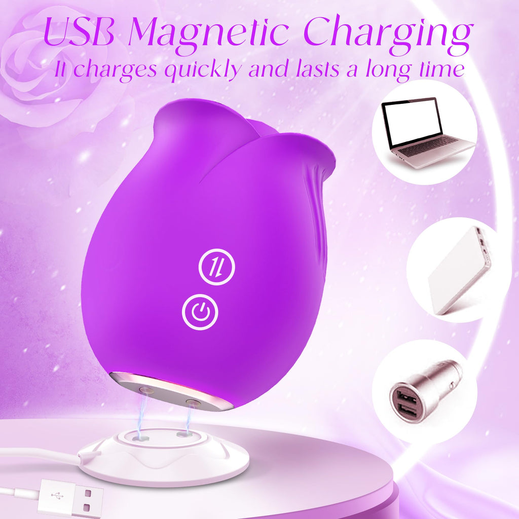 Rose Sex Toy Stimulator Sucking Vibrators for Women's Vibrators G Spot - Xweetdreamx Plum CoeusHome & GardenPlum CoeusXweetdreamx