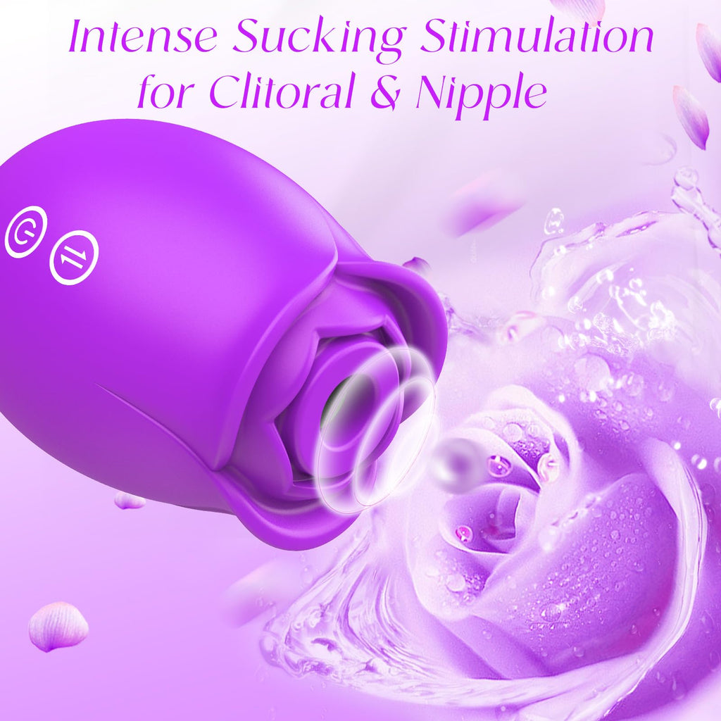 Rose Sex Toy Stimulator Sucking Vibrators for Women's Vibrators G Spot - Xweetdreamx Plum CoeusHome & GardenPlum CoeusXweetdreamx