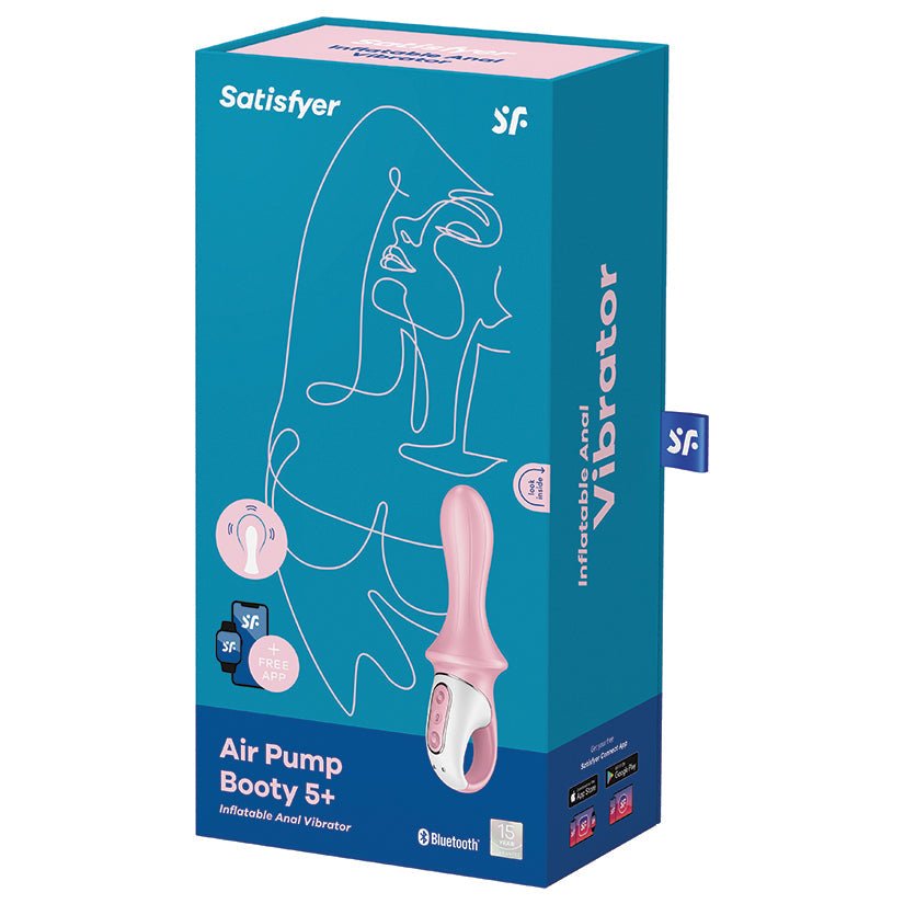 Satisfyer Air Pump Booty 5+-Red - Xweetdreamx Brown SootyAdultsBrown SootyXweetdreamx