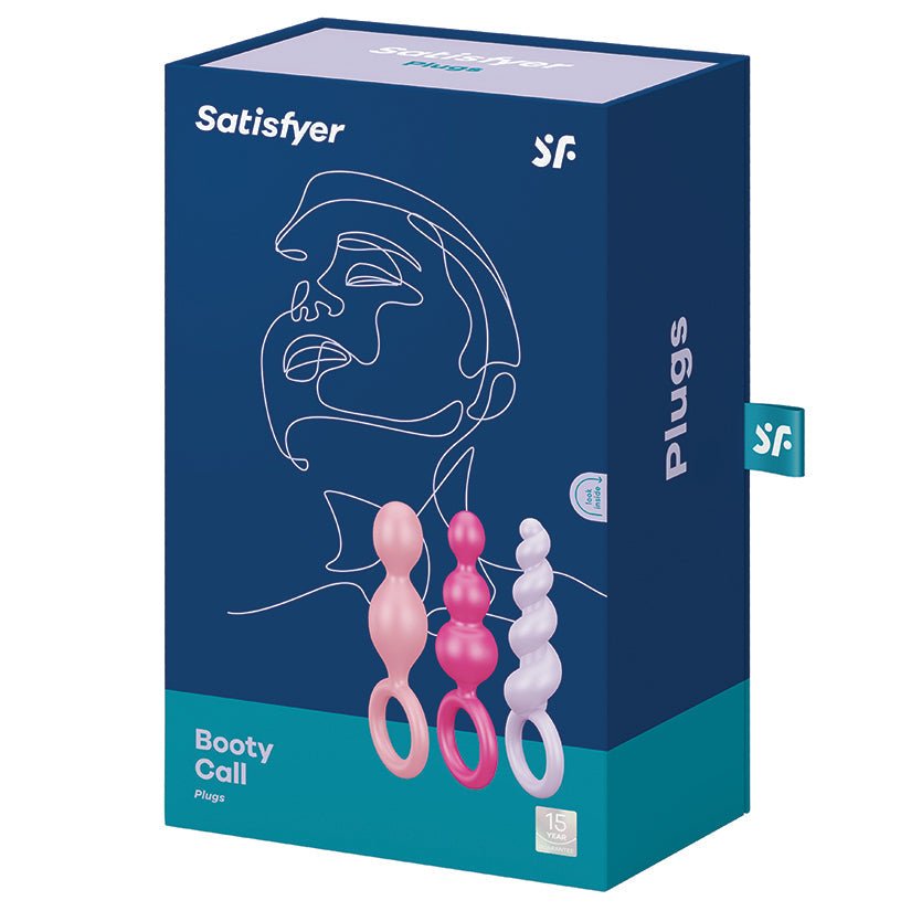 Satisfyer Booty Call Plugs-Assorted Colors (Set Of 3) - Xweetdreamx Brown SootyAdultsBrown SootyXweetdreamx