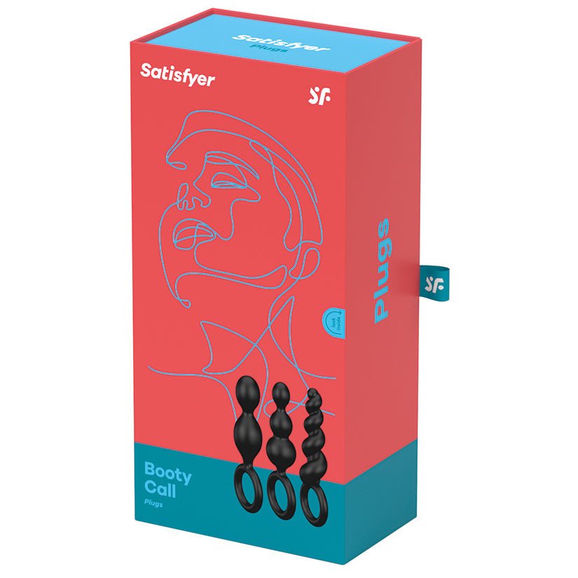 Satisfyer Booty Call Plugs-Black (Set Of 3) - Xweetdreamx Brown SootyAdultsBrown SootyXweetdreamx