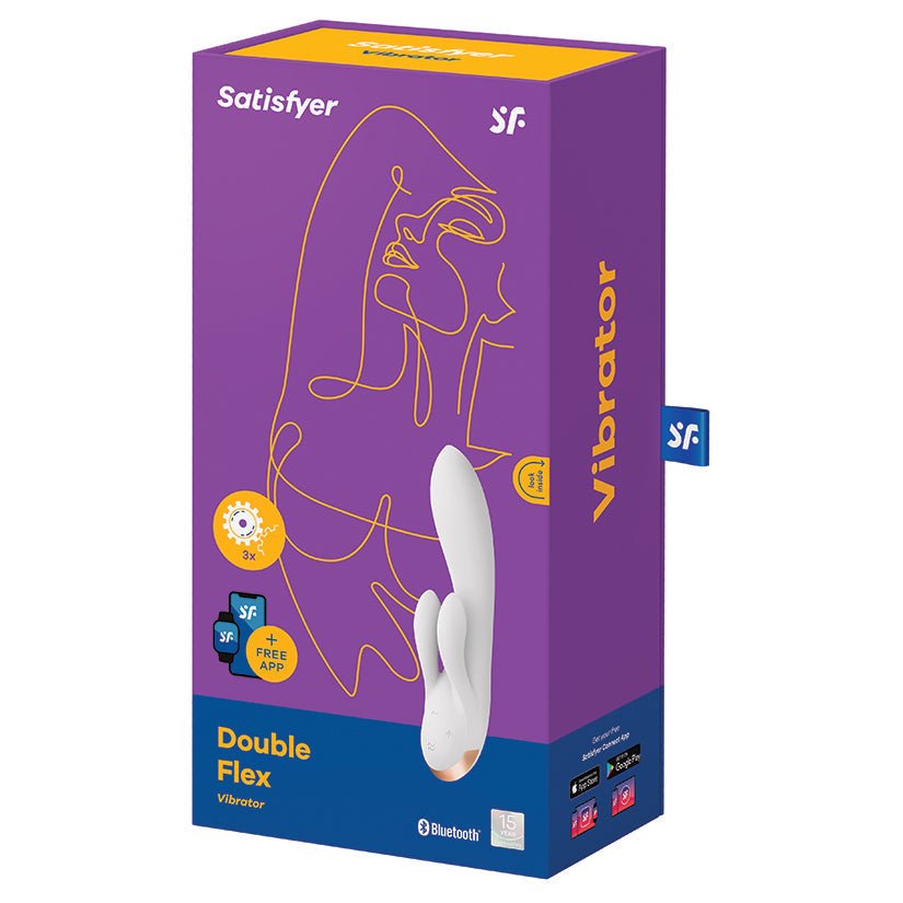 Satisfyer Double Flex-White - Xweetdreamx Brown SootyAdultsBrown SootyXweetdreamx