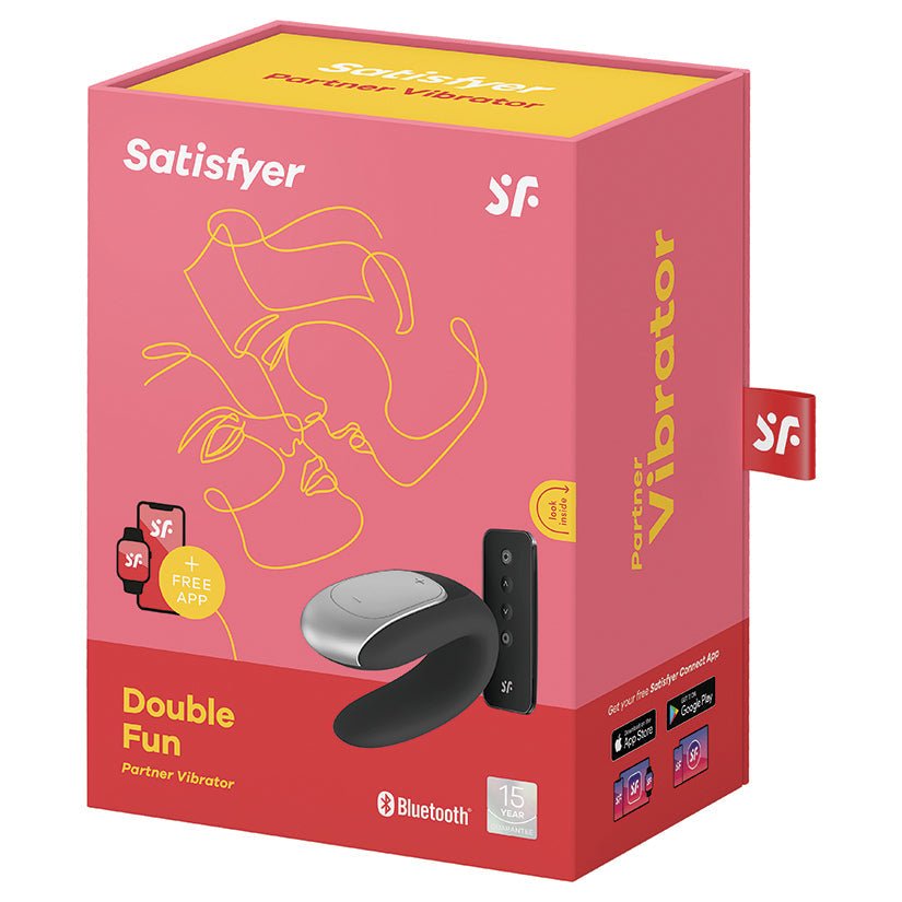 Satisfyer Double Fun-Black - Xweetdreamx Brown SootyAdultsBrown SootyXweetdreamx