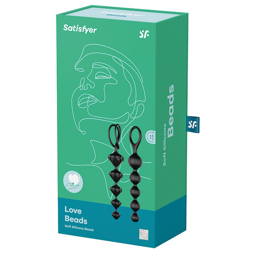 Satisfyer Love Beads-Black (Set Of 2) - Xweetdreamx Brown SootyAdultsBrown SootyXweetdreamx