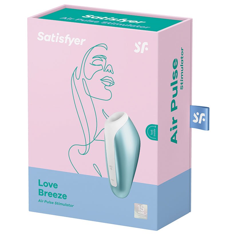 Satisfyer Love Breeze Air Pulse Stimulator-Ice Blue - Xweetdreamx Brown SootyAdultsBrown SootyXweetdreamx