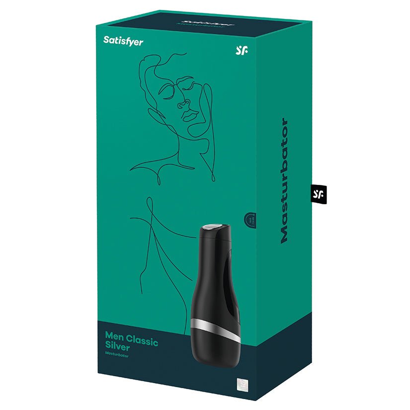 Satisfyer Men Classic Silver Masturbator-Silver - Xweetdreamx Brown SootyAdultsBrown SootyXweetdreamx