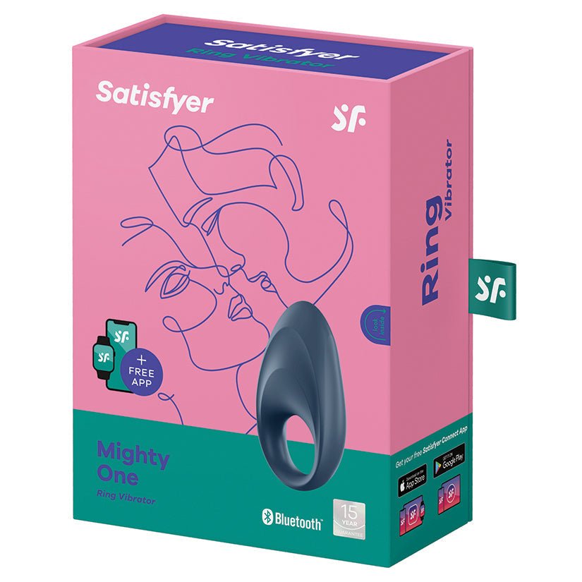 Satisfyer Mighty One Ring Vibrator-Blue - Xweetdreamx Brown SootyAdultsBrown SootyXweetdreamx