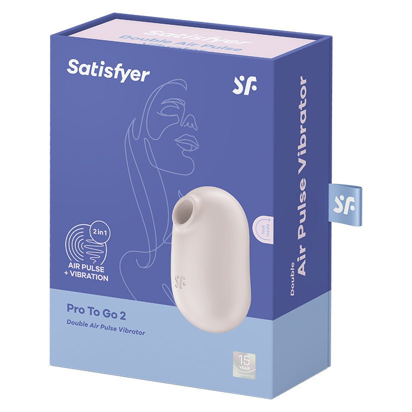 Satisfyer Pro To Go 2-Beige - Xweetdreamx Brown SootyAdultsBrown SootyXweetdreamx
