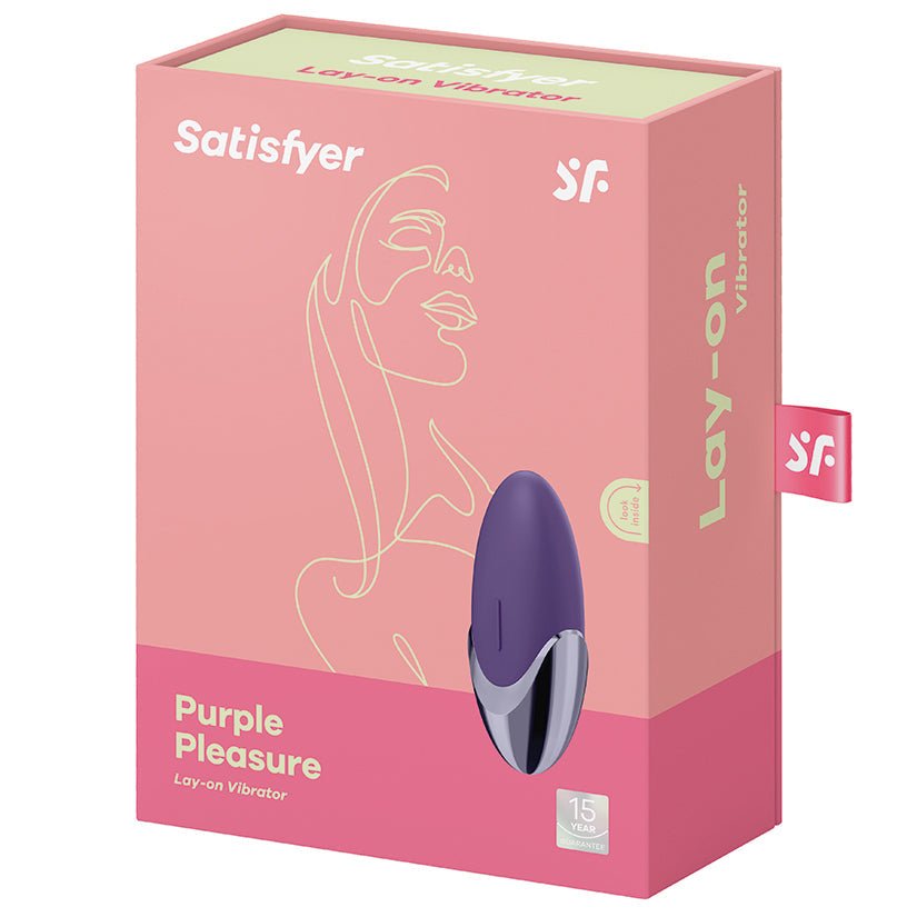 Satisfyer Purple Pleasure Lay-on Vibrator - Xweetdreamx Brown SootyAdultsBrown SootyXweetdreamx